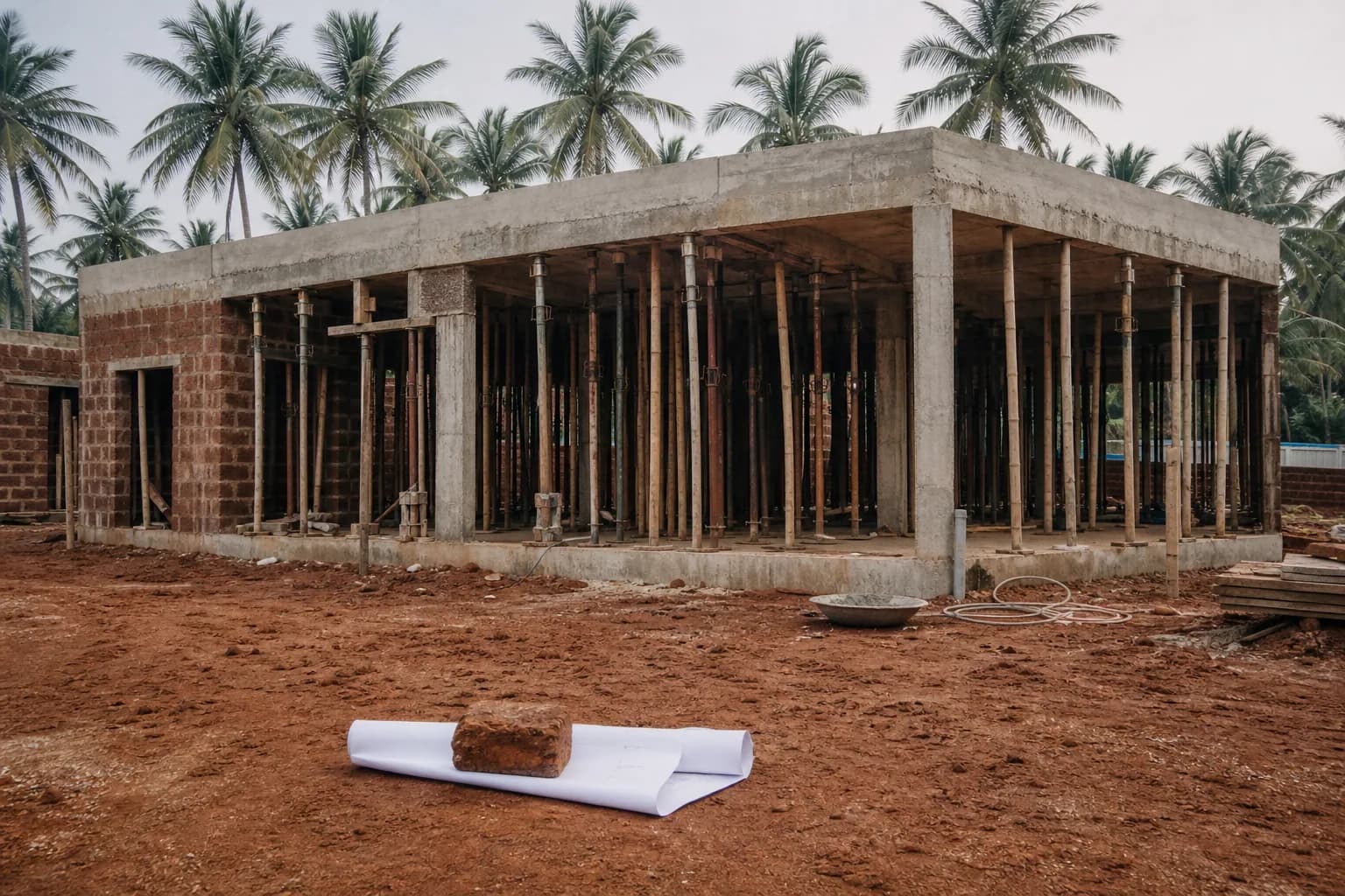 The Bheemili House, Bheemili, the main space.