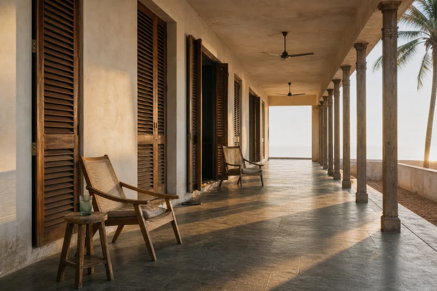 The Bheemili House, Bheemili, the main space.