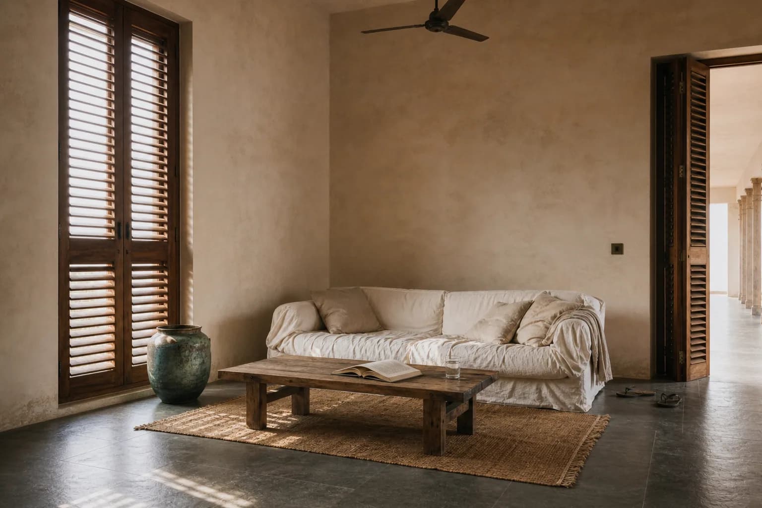 The Bheemili House, Bheemili, an interior.