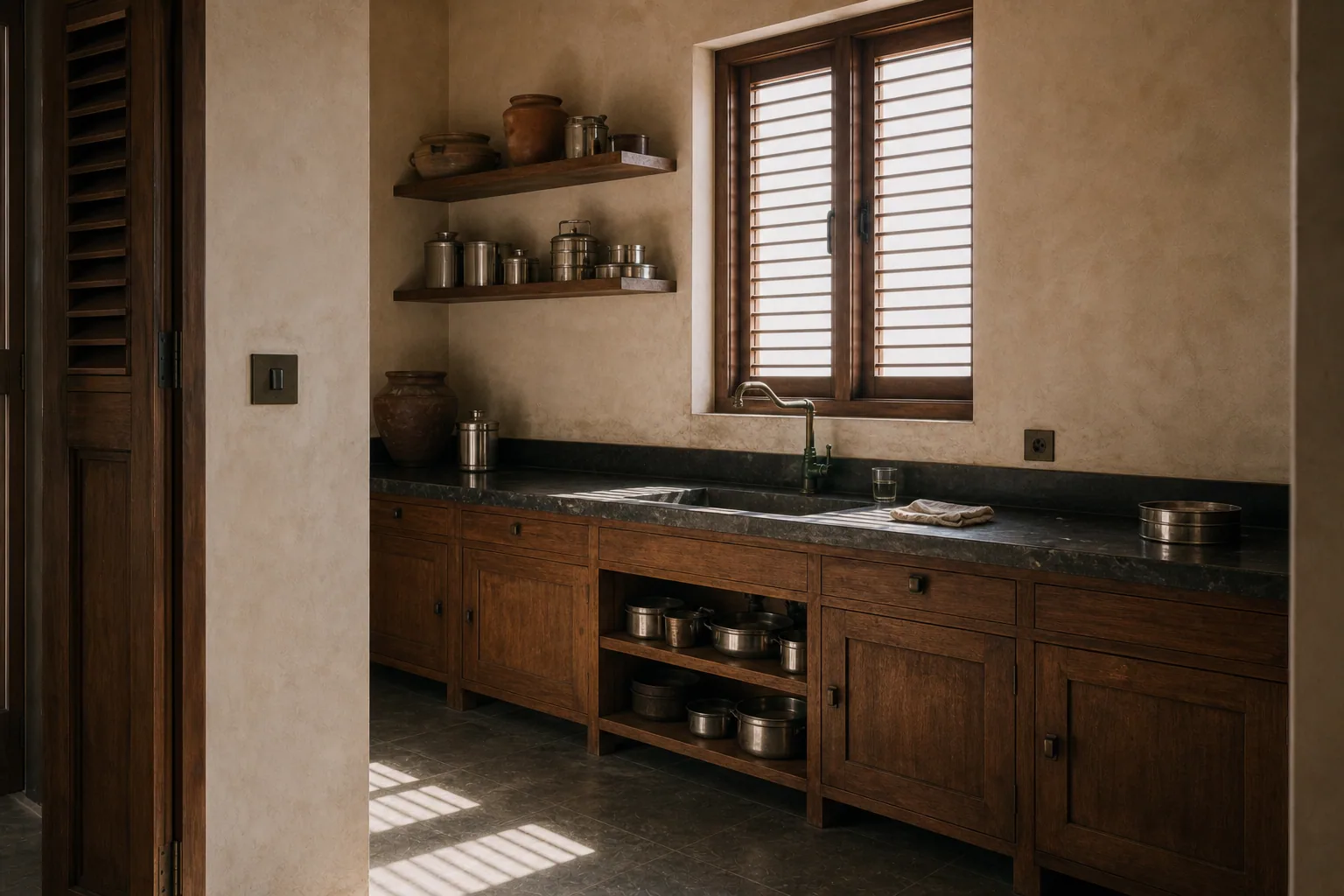 The Bheemili House, Bheemili, an interior.