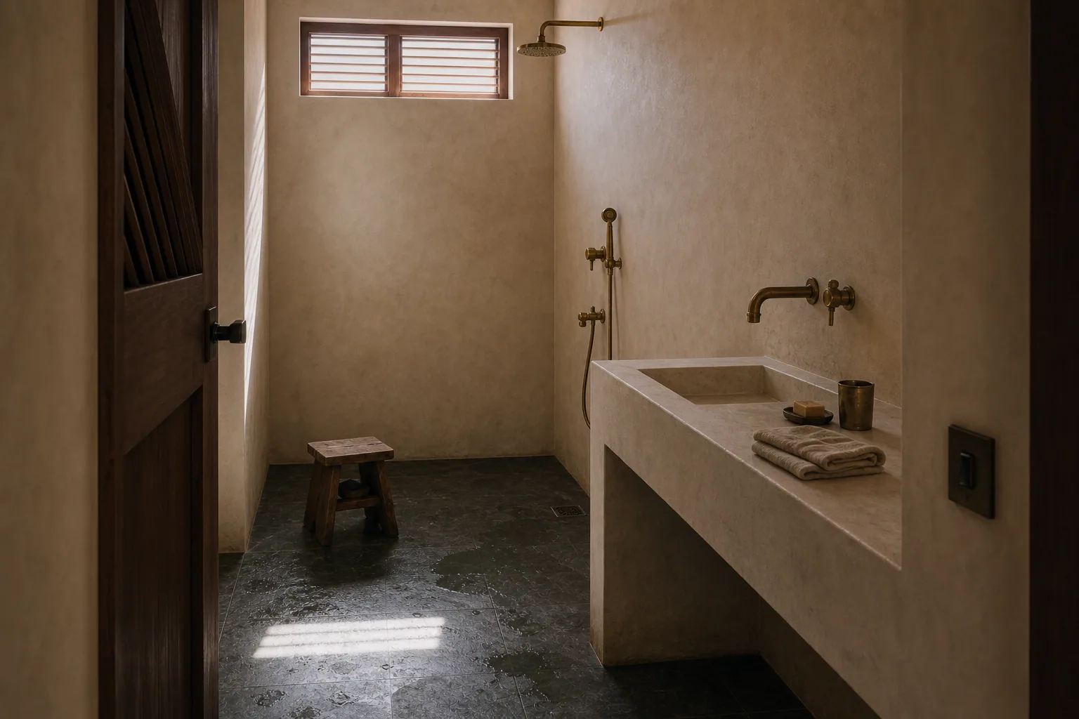 The Bheemili House, Bheemili, an interior.