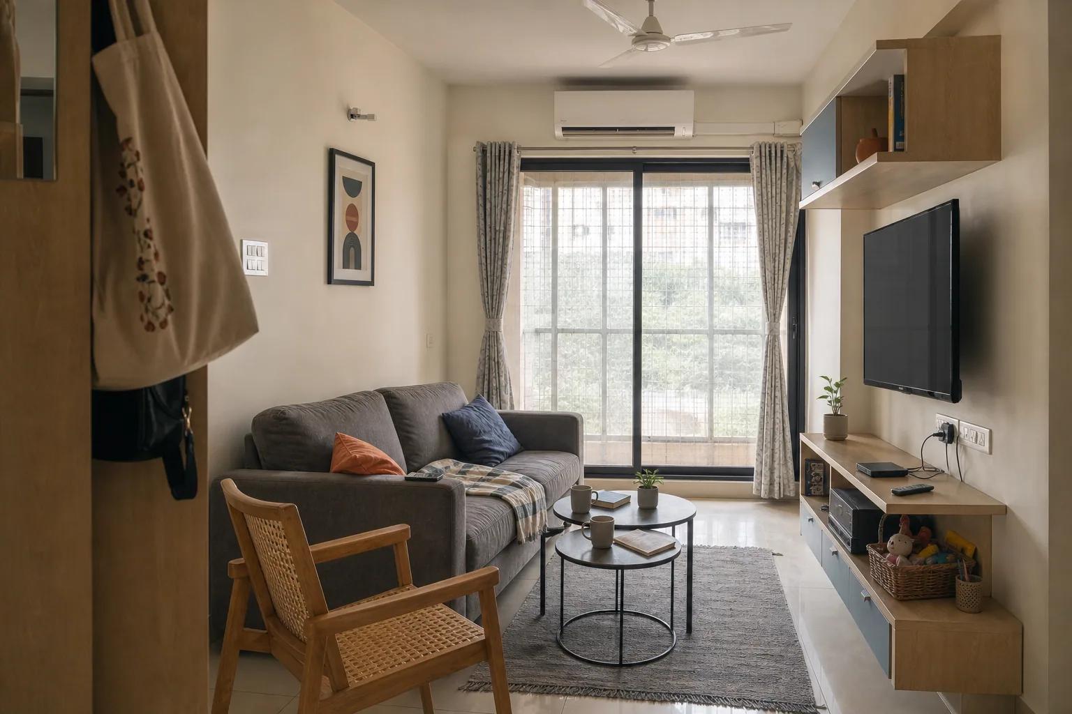 First Flat, Madhurawada, Visakhapatnam, the main space.