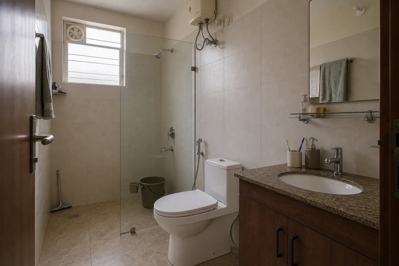 First Flat, Madhurawada, Visakhapatnam, a material detail.