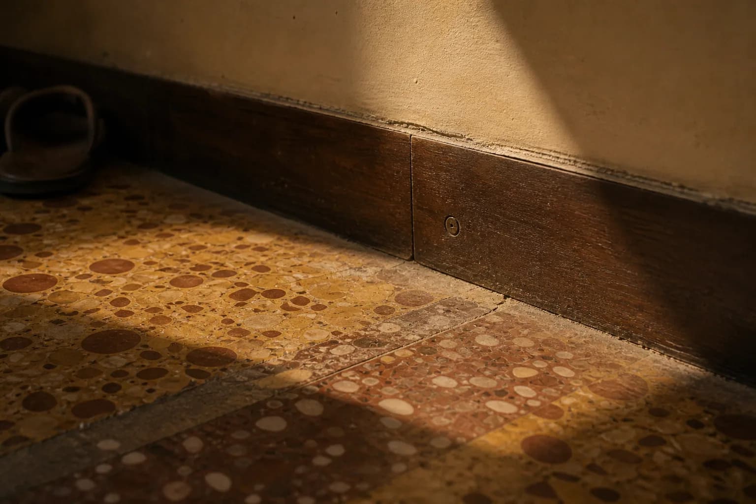 Grandmother's Terrazzo, Waltair Uplands, Visakhapatnam, a material detail.