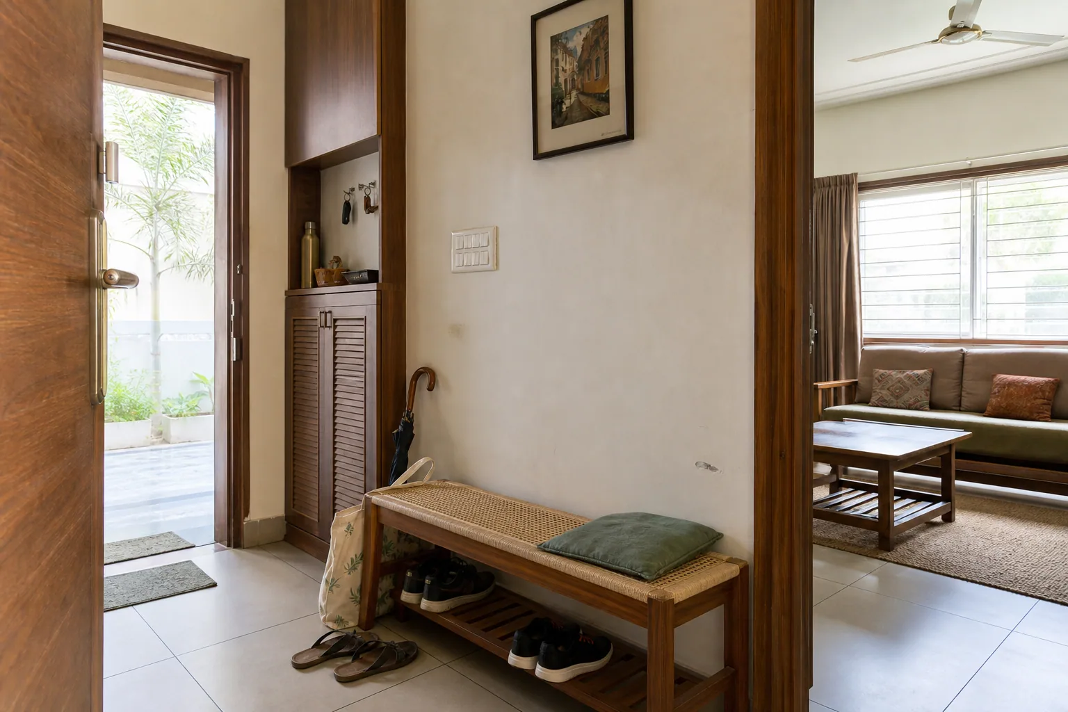 Ground Plus One, Rajahmundry, an interior.