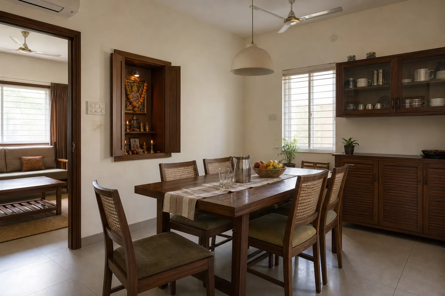 Ground Plus One, Rajahmundry, an interior.