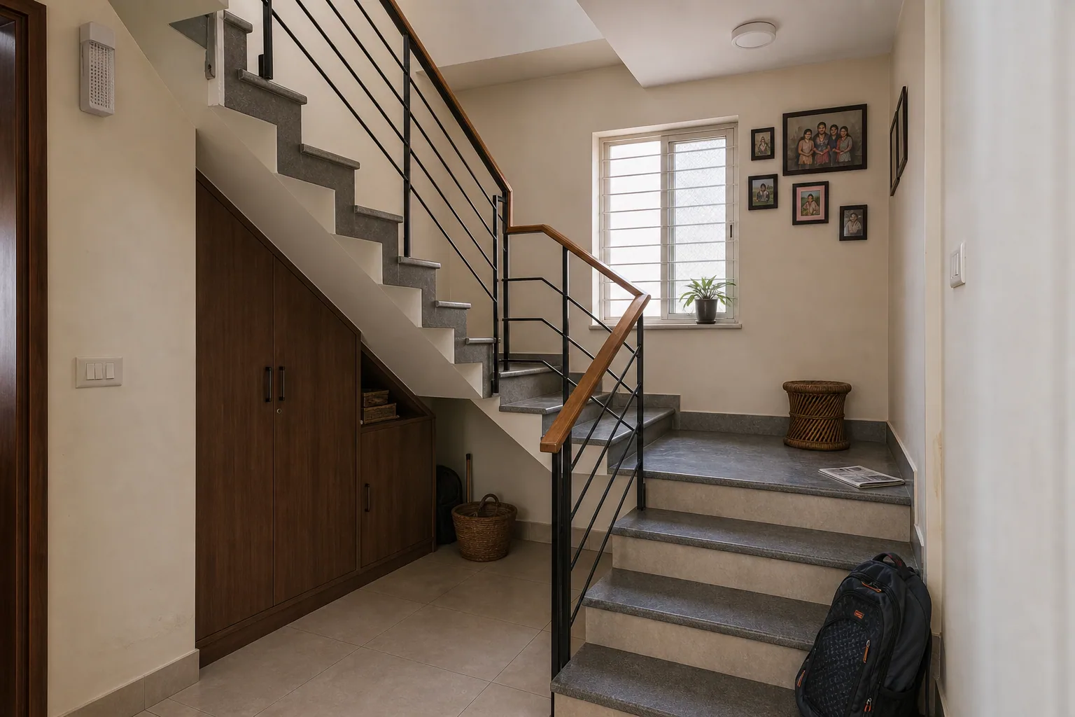 Ground Plus One, Rajahmundry, an interior.