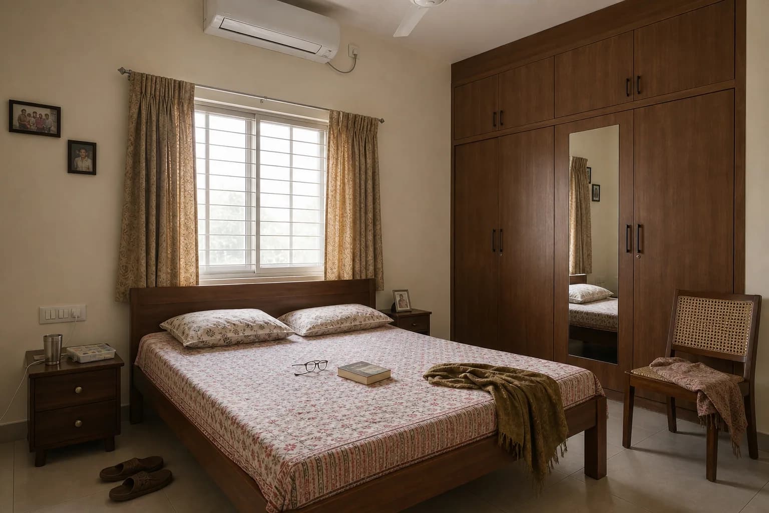 Ground Plus One, Rajahmundry, an interior.