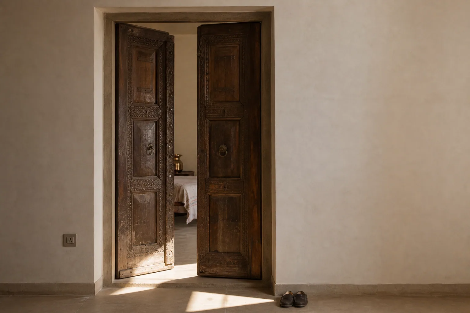 The Dowry Chest, Vizianagaram, an interior.